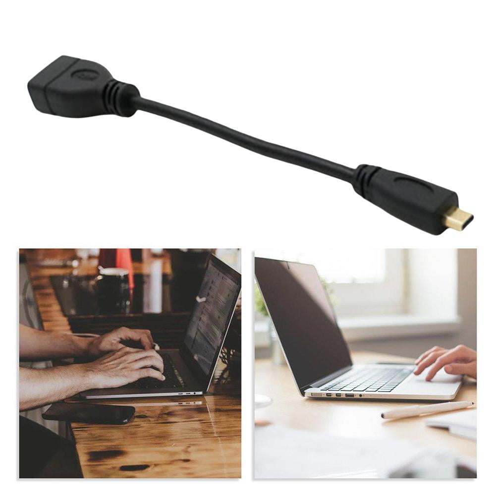 Micro to HDMI-Compatible Adapter Cable, 4K 60Hz, 15cm (6-inch) Short Cord for Raspberry Pi 5/4, Camera, Tablet, HDTV