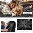 thumbnail image 6 of ATHOPE 2x3 Small Area Rug, Vintage Medallion Non-Slip Soft Low Pile Washable Rug Large Distressed Rug Indoor Retro Carpet for Entryway Kitchen Bathroom, Black Onyx, 6 of 8