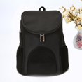 thumbnail image 3 of Mochila para PERROS Yuyangstore Diseño ventilado Negro Carrier de viaje de mascotas, 3 of 6