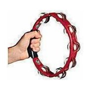 Latin Percussion LP150 Cyclops Hand Held Tambourine Black