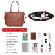 thumbnail image 3 of Set de monedero Montana West, bolso tipo cartera de piel para mujer, 3 of 8