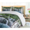 thumbnail image 5 of Ambesonne Waterfall Duvet Cover Sets, Majestic Paradise, 2-Queen, Blue Green, 5 of 6
