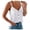 White, variant on YUNAFFT Clearance Womens Tank Tops Summer Womens Button Vest Fashion Vest Solid Color Camisole Sexy Sleeveless Tops Discount