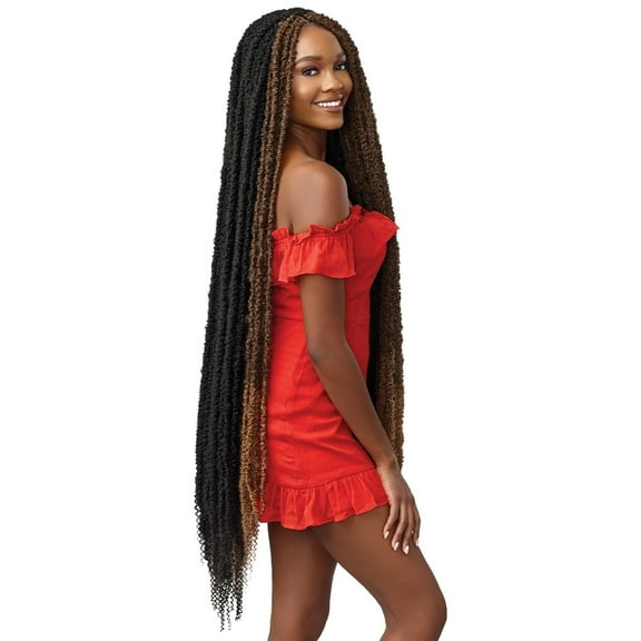 Outre X-Pression Twisted Up Bonita Infinity Locs 40" / 1 - Jet Black / 40 INCH Crochet Braids