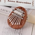 thumbnail image 4 of 8 teclas mini pulgar piano dedo percusión Kalimba Abanopi Kalimba, 4 of 7