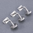 thumbnail image 2 of 3 Pcs Supports Muraux pour Main Courante en Acier Inoxydable (Argent), 2 of 6