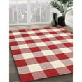 thumbnail image 2 of Ahgly Company Indoor Rectangle Contemporary Desert Sand Beige Checkered Area Rugs, 5' x 8', 2 of 6