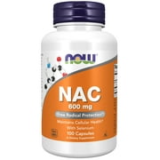 NOW Supplements, NAC (N-Acetyl Cysteine) 600 mg with Selenium & Molybdenum, 100 Veg Capsules