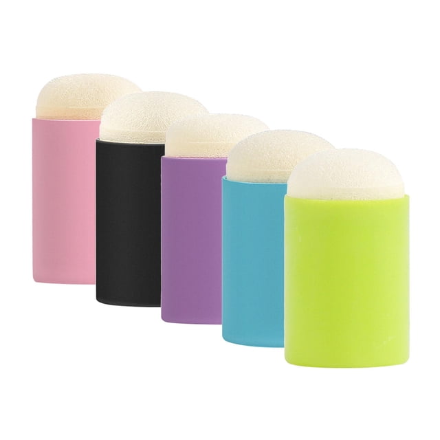 yuksok Finger Sponge Daubers 5 Pack Craft Sponge Daubers for Drawing Painting Ink Craft