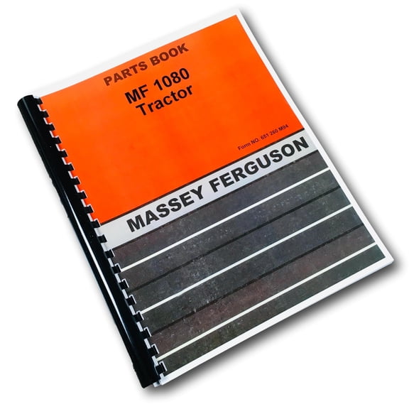 Massey Ferguson Mf 1080 Tractor Parts Catalog Manual View Assembly Numbers