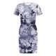 thumbnail image 5 of Puntoco Vestido Suelto Informal Con Cuello Redondo Y Tirantes Para El Hombro, Manga Corta, Estampado Floral, Con Bolsillos, Vestido De Manga Corta Con Cuello Redondo, Azul Marino S, 5 of 7