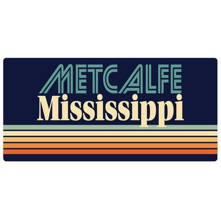 

Metcalfe Mississippi 5 x 2.5-Inch Fridge Magnet Retro Design