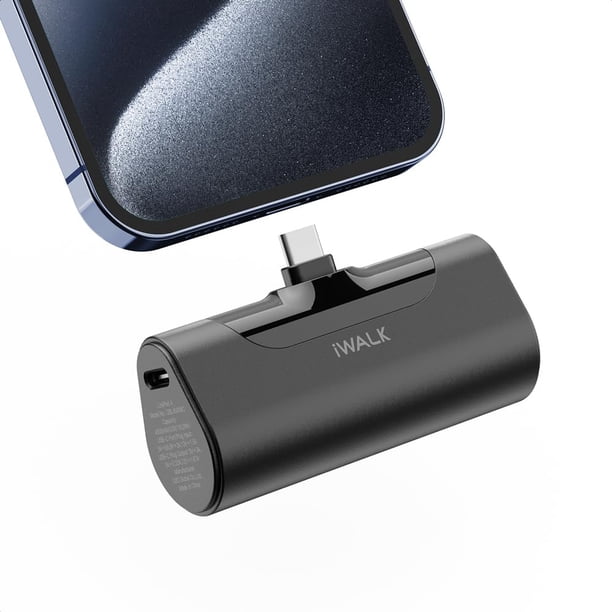 Cargador portátil iWalk para iPhone 15 4500 mAh 20 W USB-C