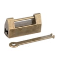 thumbnail image 1 of Mini Candado de Cobre de Estilo Chino Vintage, Joyero Con Cerradura Horizontal, 1 of 7