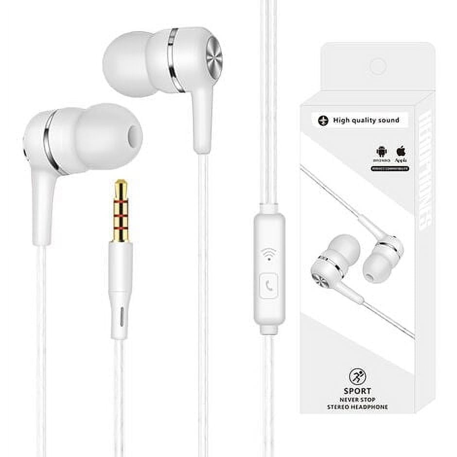 Intra-auricular headphones compatible with noise reduction: Insulating earbud headphones (black)