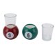 thumbnail image 4 of 6pcs Billiards Pool Balls Shot Glasses Set Multicolor Pool Balls Drinking Glasses for Bar Gatherings, 4 of 4