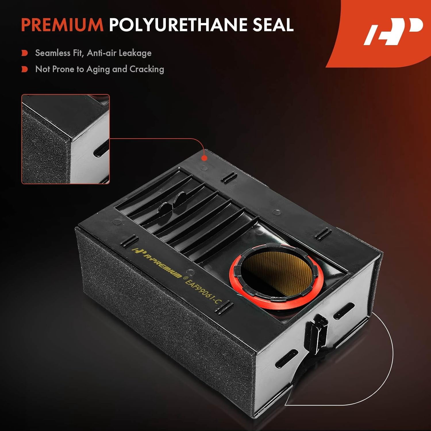 A-Premium 2-PC Engine Air Filter Compatible with Porsche Macan 2015-2024, Panamera 2017-2019, 2.0L 2.9L 3.0L 3.6L 4.0L, Replace# 95B129620, 95B129620A