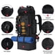 thumbnail image 4 of Mochila LibSkyln para Campamento y Senderismo 100L Impermeable Negra, 4 of 6