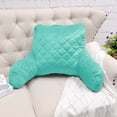 thumbnail image 5 of Home Soft Things DO-IT-YOURSELF Velvet Quilted Bedrest Pillow - Agate Green-1 - 20" x 18" x 17", 5 of 7