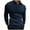 Navy, variant on Jalioing Men's Dressy Casual Shirts Long Sleeve V Neck Striped Golf Shirts Spring Collared Business Work Tops