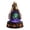 B, variant on HuiXinOu Halloween Crystal Ball Figurine, Mystic Glowing Orb Figurine, Spooky Fortune Teller Prop, Halloween Crystal Ball Centerpiece for Home, Office, Shelf, Mantel, Desk