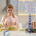 thumbnail image 4 of Correas de Silicona para Tapas de Ollas, Correas de Fijación Reutilizables y Ajustables para Asegurar las Tapas de Ollas durante el Transporte de Alimentos para Evitar Derrames, 3 Piezas, 4 of 6
