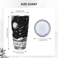 thumbnail image 4 of Fotbe Cosmic Landscape Celestial Art Pattern 20 oz Tumbler Stainless Steel Vacuum Insulated Coffee Ice Cup Double Wall Travel Flask Leak-proof Coffee Cup-Straw Three-piece Set, 4 of 8