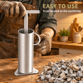 Sample Rocks Crusher Stainless Steel Heavy Duty Rock Pulverizer for Prospecting, Mining, and ...