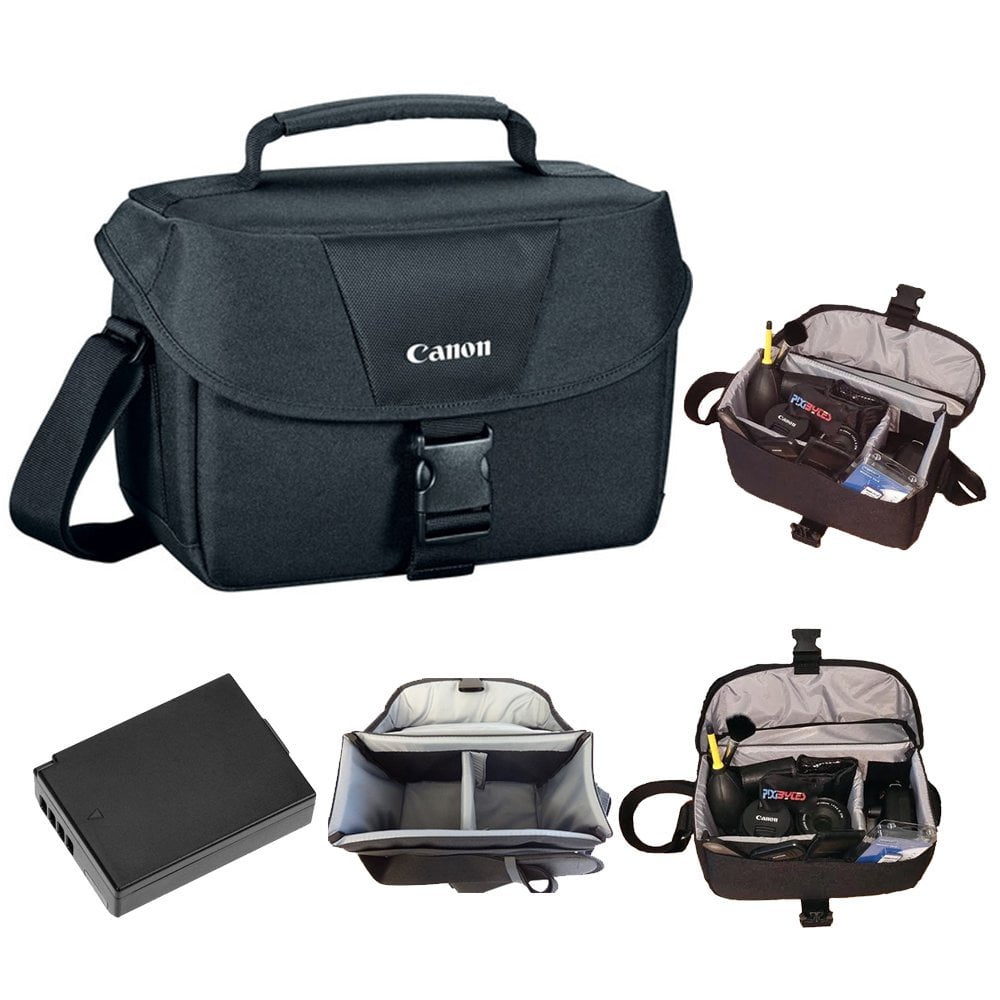 Canon 100ES Soft Padded Compact Multi Compartment SLR Digital Camera