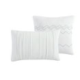 thumbnail image 4 of Sutton 5 PC King Riverbrook Home Sutton 5 PC Stripe Jacquard Ivory/Gray - 5 Piece - King, 4 of 5