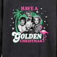 thumbnail image 3 of Golden Girls - Have A Golden Christmas - Women's Lightweight French Terry Long Sleeve Shirt, 3 of 5