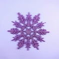 thumbnail image 1 of Christmas Decor Hangs Modeling And Craftsmanship: Adopt Three Snowflake Modeling The Is With Glitter Shining Luster The Light And There Are Many Colors T snowflake modeling, 1 of 9