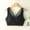 Black, variant on Women's Lace Wireless Bras Comfort Soft Full Coverage Bralettes No Underwire Tshirt Everyday Sleep Bra