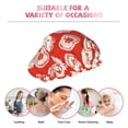 thumbnail image 6 of KLL Tomatoes Pattern Shower Cap & Bath Cap for Women,Reversible Oversized Waterproof Shower Caps for all Hair Lengths,Elastic Reusable Bathing Hair Cap, 6 of 6