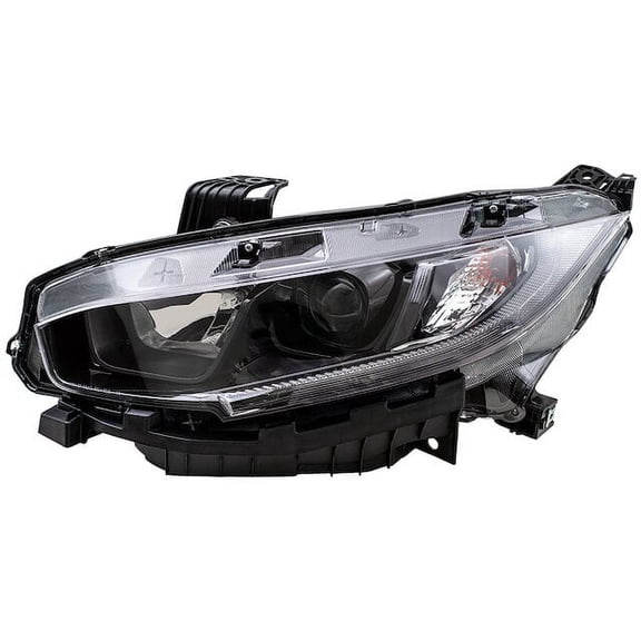 Left Headlight Assembly - Compatible with 2019 Honda Civic