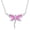 10 October Birthstone, variant on YAFEINI Dragonfly Necklace Sterling Silver Crystal BirthstoneDragonfly Jewelry Gifts (6 June Birthstone)