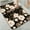 Black Background White Roses, variant on 1pc Stylized Ocean Waves Bathroom Rug Bathroom Decor and Accessories- Durable,Anti Slip,And Quick Drying,Suitable For Indoor/outdoor Use - Perfect For Bathrooms,Bedrooms,Kitchens