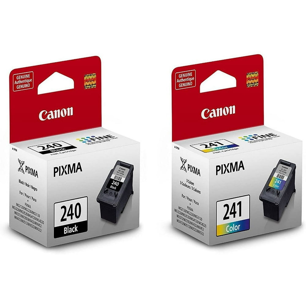 Canon Pixma PG240 Black & CL241 Color Ink Cartridges