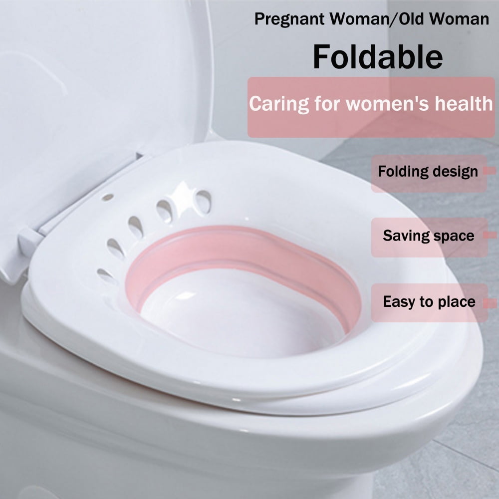 Foldable Plastic Sitz Bath Tubs Perineal Hemorrhoidal Episiotomy Soak