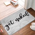 thumbnail image 5 of Get Naked Bathroom Rugs Non Slip Soft Absorbent Bath Mat Washable Floor Rug Carpets Bath Mats Decoration 16"x24", 5 of 8