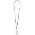 thumbnail image 1 of MasteelfCA 1pc Polymer Clay Lanyard Woman Beaded Necklace Hanging Chain Key Hanging Rope, 1 of 7