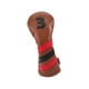 thumbnail image 4 of Protector de madera de la cubierta del palo de golf de la cubierta de la cabeza, cubierta de la cabeza del golf para golf negro 3, 4 of 8