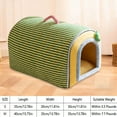 thumbnail image 2 of Cozy Winter Pet Bed For Small Cats And Dogs Under 11 Pounds Soft Warm Indoor Sleeping Napper With Handle Cartoon Design Machine Washable, 2 of 6