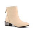 thumbnail image 1 of Unique Bargains Bottines à Talons Électrolytiques à Bout Carré pour Femmes, 1 of 8