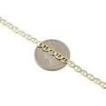 thumbnail image 4 of Real 10K Yellow Gold Diamond Cut Solid Mariner Chain 4mm Necklace 30 Inch, 4 of 6