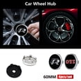 thumbnail image 2 of 4PCS/SET 60MM Car Wheel Hub Center Caps Rim Emblem Cover Stickers For VW GTI R R32 Touareg Passat Polo Jetta MK4 TSI 60MM R SLG, 2 of 6