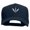 Navy, variant on Sword Emblem Embroidered Cotton Twill Pro Style Cap - Royal OSFM