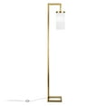 thumbnail image 6 of Evelyn&Zoe Modern Metal Floor Lamp with White Milk Glass Shade, 6 of 9