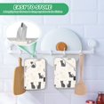 thumbnail image 4 of Yayeee Pot Holders Kitchen Heat Resistant with Pocket 7"x9.8" Cotton Oven Cooking Hot Pads, Black Cute Cats, 4 of 7