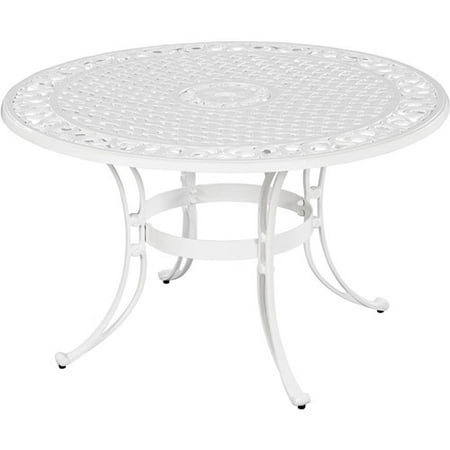 Home Styles Biscayne 42" Round Dining Table, White